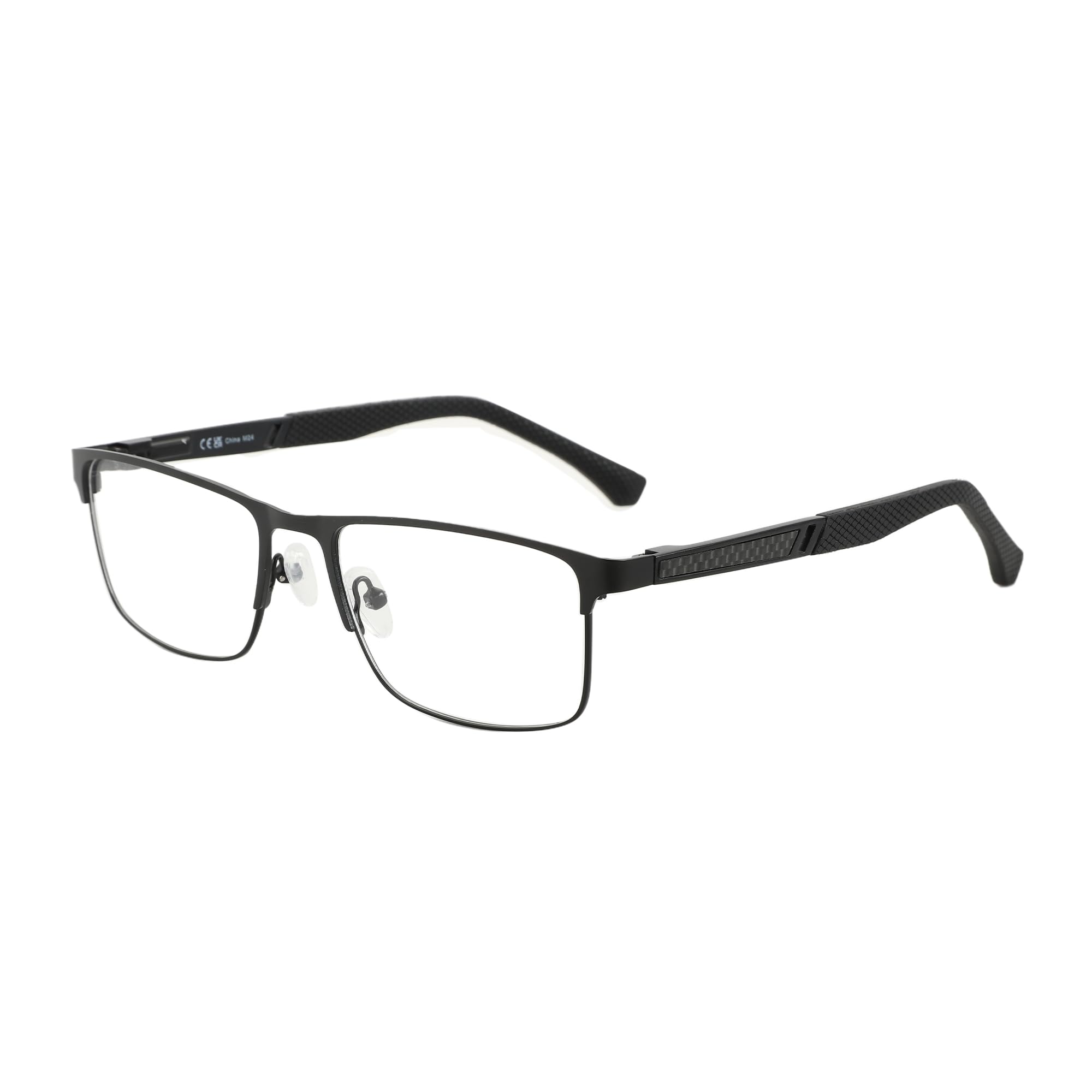 ZENOTTIC Reading Glasses for Men and Women: Classic Large Square Glasses with Bl