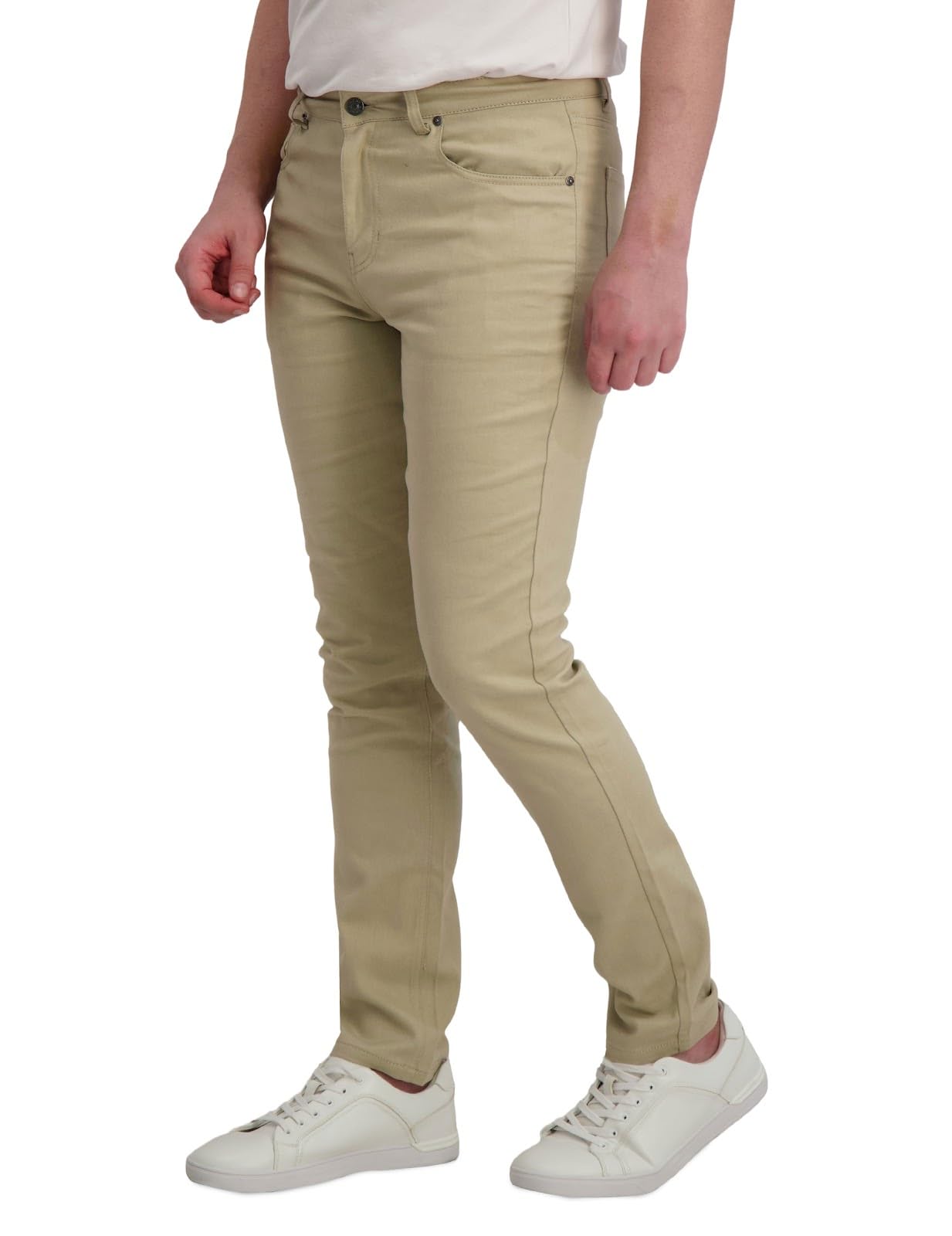 DKNY Men's Travel Pants - Stretch Performance, Skinny Fit Chinos with Zipper Poc