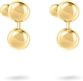 Liebeskind Berlin Pour Femmes Steel Ball Collection – Boucles D'Oreilles, Chaîne & Bracelet En Acier Inoxydable En Argent, Or, Or Rose & Noir, Intemporel & Toll À Kombinieren