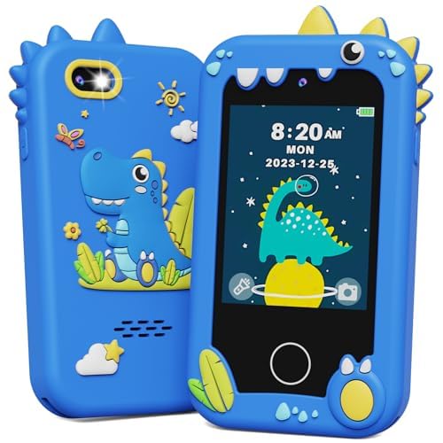 KOKODI Kids Smart Phone Toys, Birthday Gifts Idea Dinosaur Toys for 3 4 5 6 7 8 