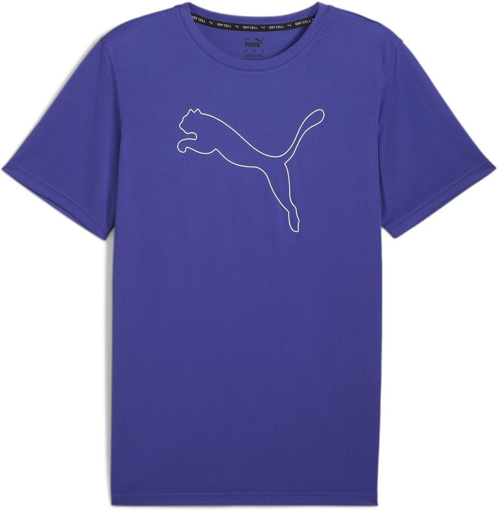 PUMA M Tad Essential Heather Cat Tee (CF Large Cat) Unisex T-Shirts - Adult (Pac