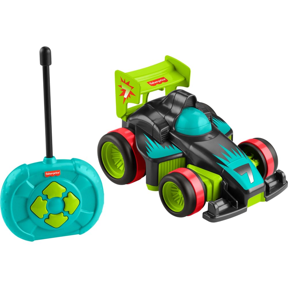 Fisher-Price My Easy RC Remote Controlled Car | 2 Speeds for Preschool Toy Kids 