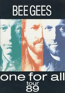 Bee Gees 1989 One For All Tour Concert Program Book Programme