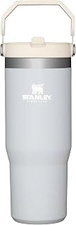 Stanley IceFlow Stainless Steel Tumbler - Vacuum Insulated Water Bottle for Home, Office or Car Reusable Cup with Straw Leak Resistant Flip Cold for 12 Hours or Iced for 2 Days, Cloud, 30 OZ / 0.89 L