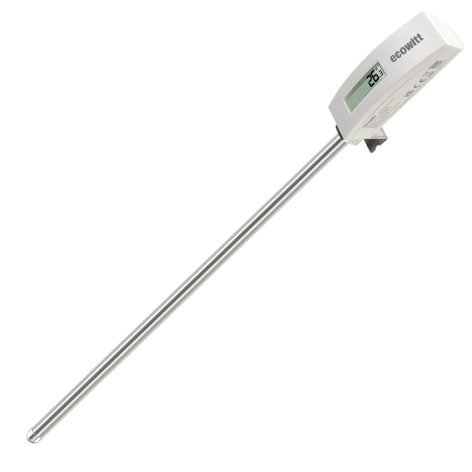 ECOWITT WN34 Soil Temperature Sensor, Waterproof Soil Tester Digital with LCD Di