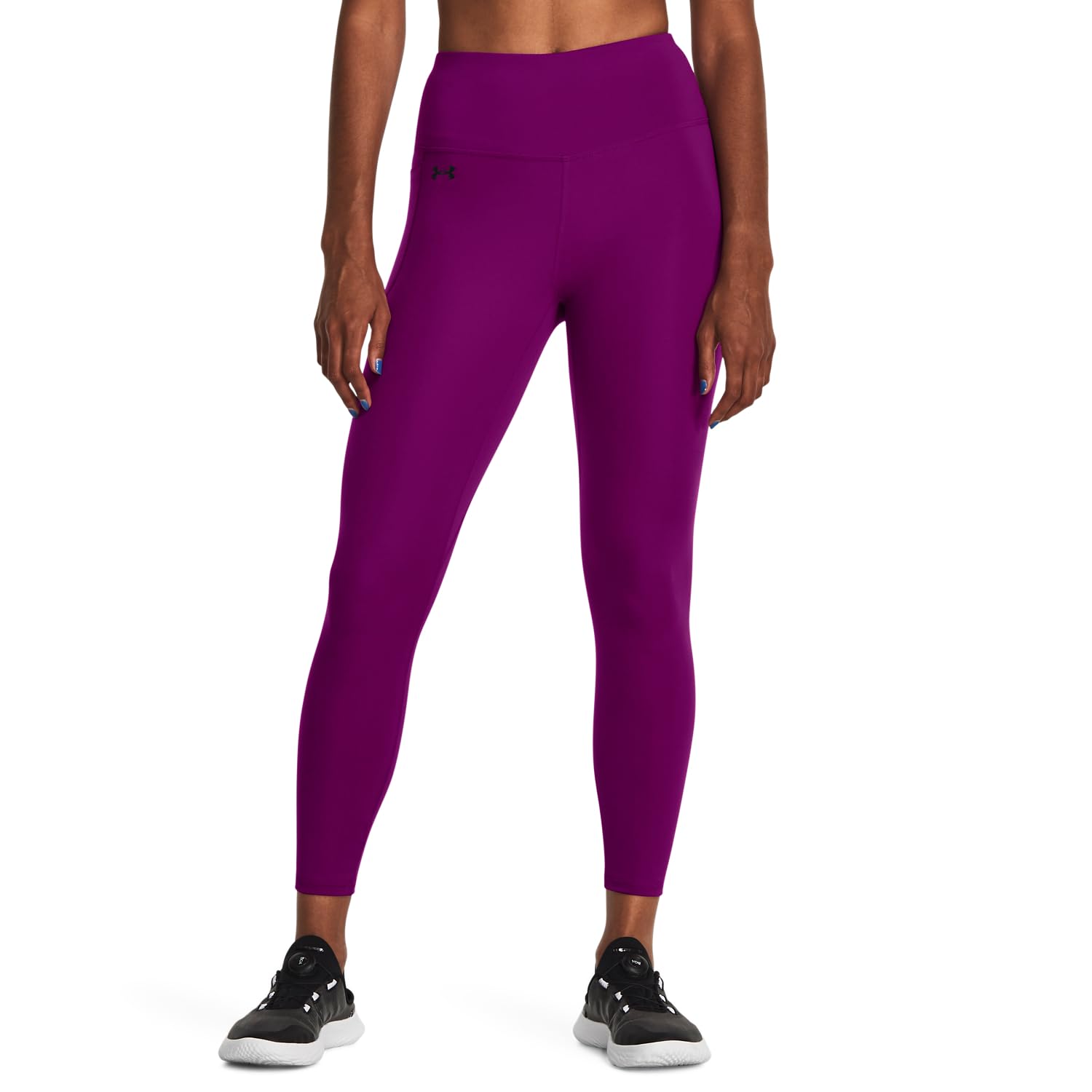 Under Armour Women's HeatGear Armour Mid Slip Waistband Pocket Capri