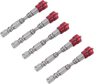 Screwdriver Bits Set of 5 S2 Magnetic Steel Phillips Head Screwdriver Bits 1/4" Shank Screwdriver Bits