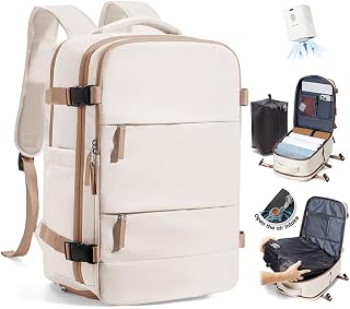 SZLX Vacuum Backpack with Pump Backpack Travel Cabin Airplane 40 x 30 x 20 Ryanair Vueling Wizzair Easyjet Carry-on Luggage 40 x 30 x 20 Backpack Travel Cabin Suitcases with Portable Compartment Women