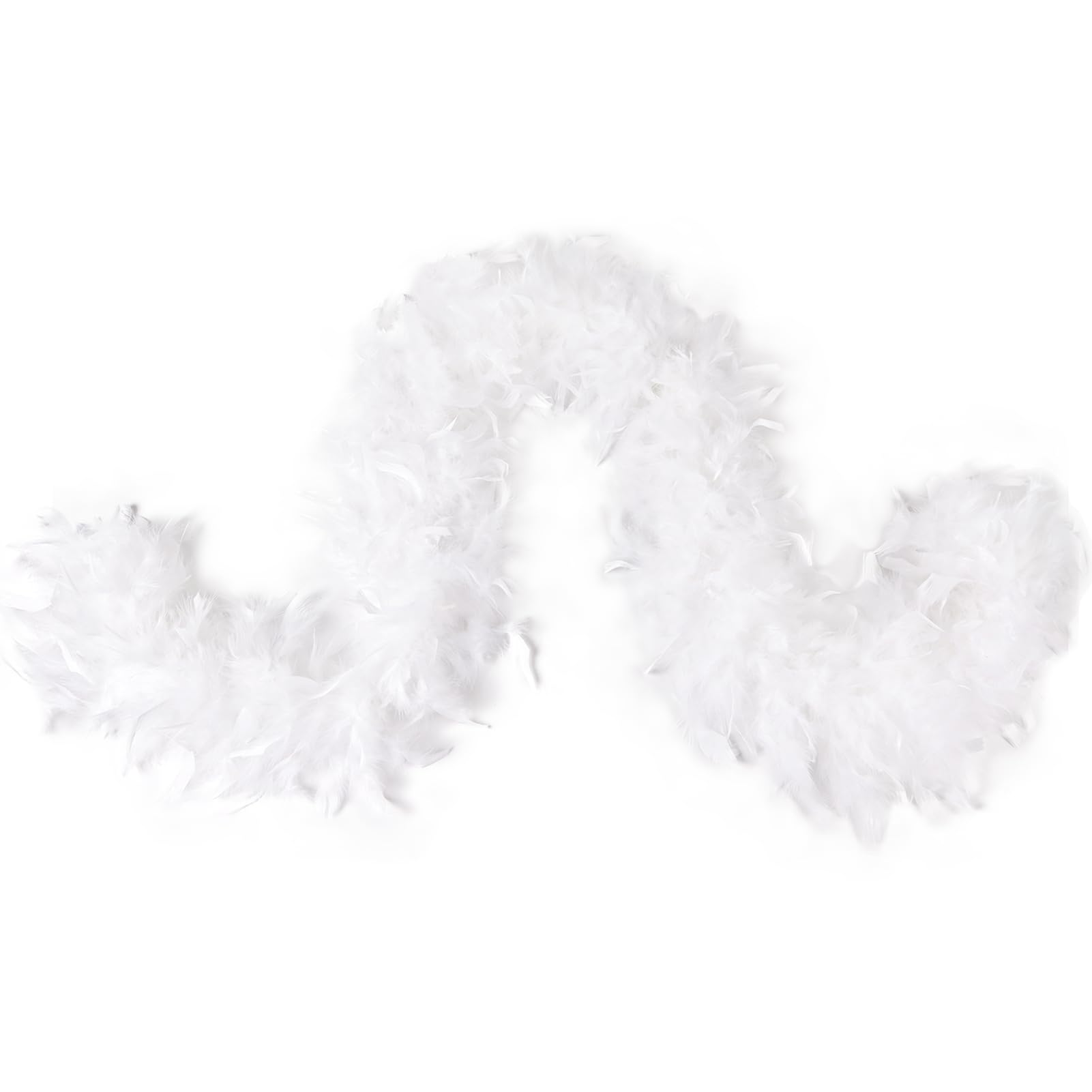 MAOFENG Turkey Feather Boa 1.64 Yards 30g for Halloween Party Costume Decoration