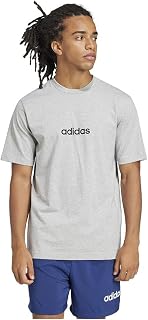adidas Men's Essentials Linear Single Jersey Tee