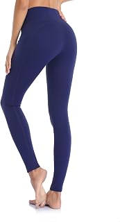 Women's Sports Leggings High Waist Sports Leggings with Pockets Tummy Control for Running Training Fitness Yoga Pants CA166
