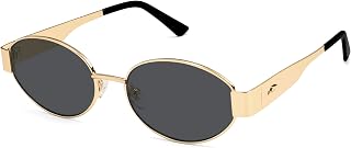 SOJOS Retro Oval Sunglasses Women Men Trendy Sunglasses Classic Shade UV400 Protection SJ1217