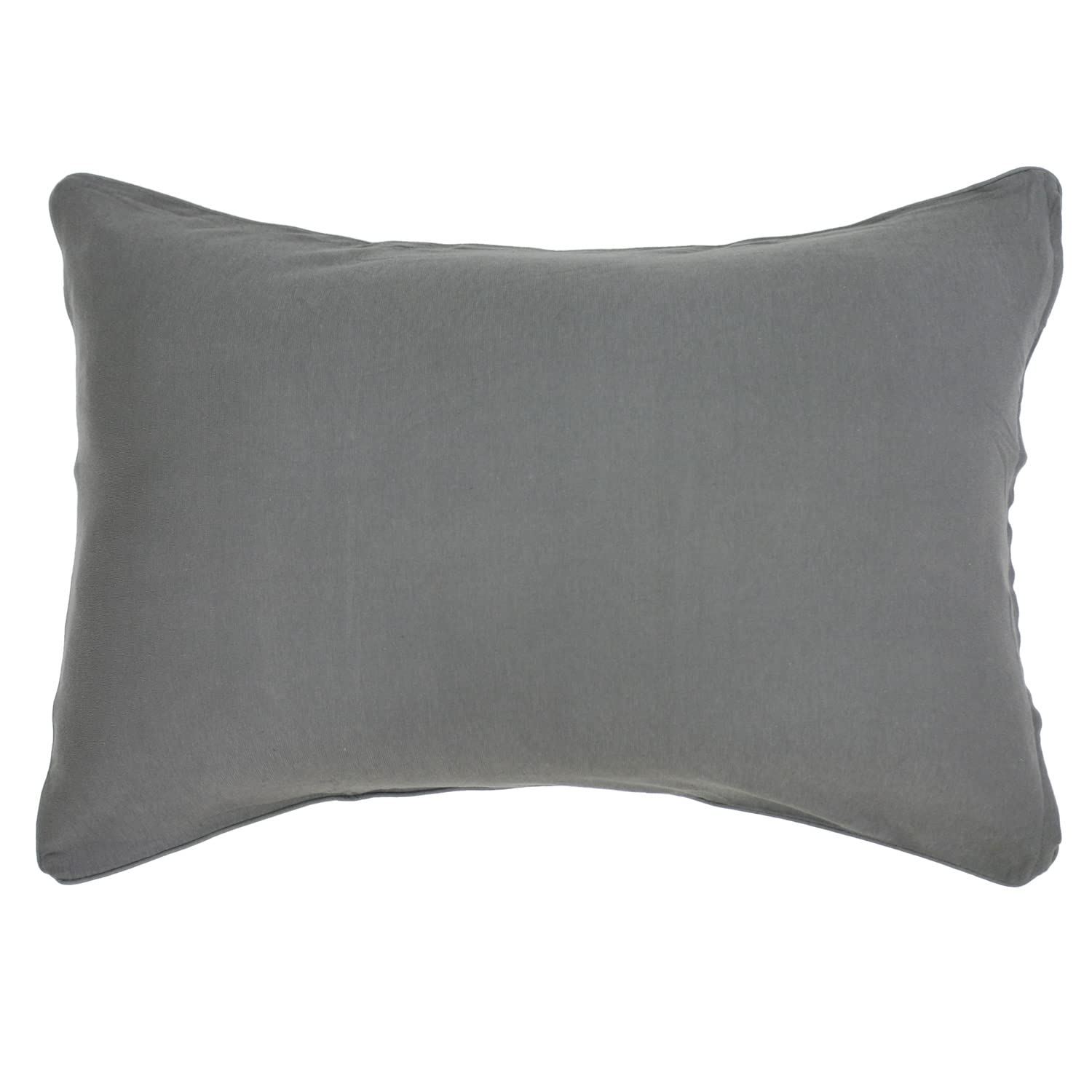 Merry Night NT4363-05 Pillowcase, Solid Color Gray, Approximately 16.9 x 24.8 in