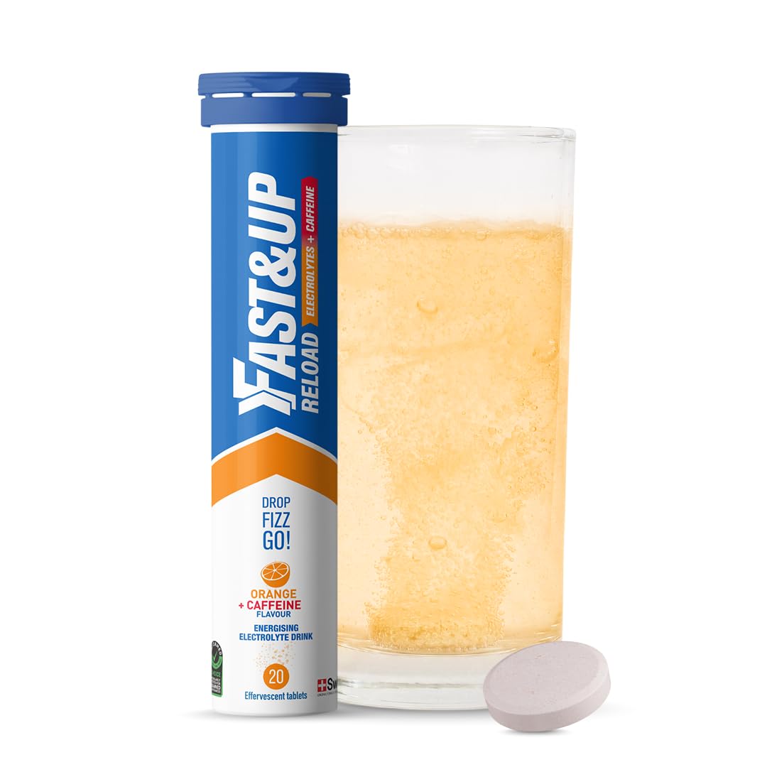 Fast&Up Reload - Energising Electrolyte Drink - Orange + Caffeine Flavour - 20 E