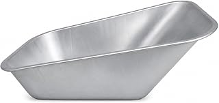 110L Wheelbarrow Body Tray Replacement – Universal Fitting Galvanised Steel Pan, Heavy Duty Metal Barrow Tray for Garden, Farm & Building Work