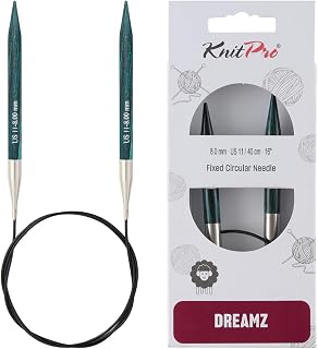 KnitPro Dreamz Fixed Circular Needles 16" (40cm) | US Size 11 (8mm)