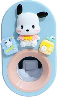 1 Pcs Cute Cartoon Multifunctional Toothpaste Squeezer Plastic Dispenser for Bathroom Kitchen Easy to Use Durable Home Gadgets Cute Animal Design