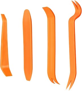 flintronic 4PCS Trim Removal Tool, Car Trim Removal kit, Tool Kits for Car Radio Door Dashboard Installation, Plastic Pry Tool, Automotive Panel Dash nterior Accessories, Repair Mechanic Bar Scraper
