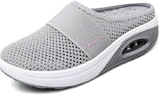 Ulalaza Women's Slippers Flat Open Toe Slides Platform Wedge Sandals Thong Sandals Non-Slip Summer Shoes Toe Post Beach Sandals Casual Sandal Comfy House Slippers Walking Flip Flops