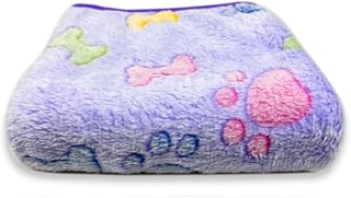 Pet Bed Sheet Warm Fleece Blanket Soft Fluffy Pet Blanket Cat Dog Cushion Blanket Pet Supplies (L)