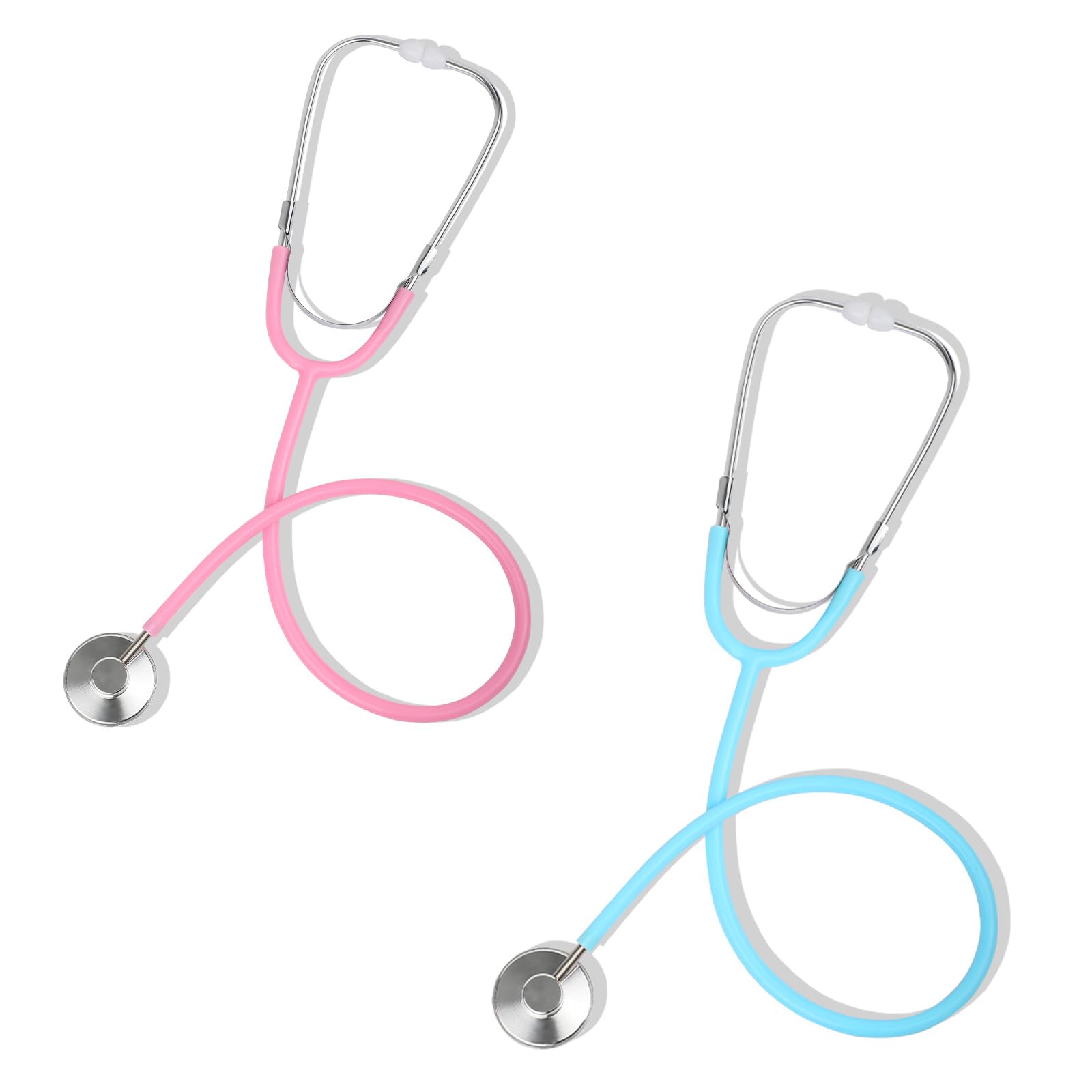 Phobby Kids Stethoscope Toy for 3 4 5 Years Old, 2 Pack | Toddler Doctor Kit, Re