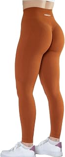 AUROLA Workout Leggings for Women Seamless Scrunch Tights Tummy Control Gym Fitness Girls Sports Active Yoga Pants