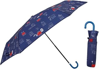 Ogawa 90602 Snoopy Folding Umbrella, Women's, Peanuts, 21.7 inches (55 cm), 6 Ribs