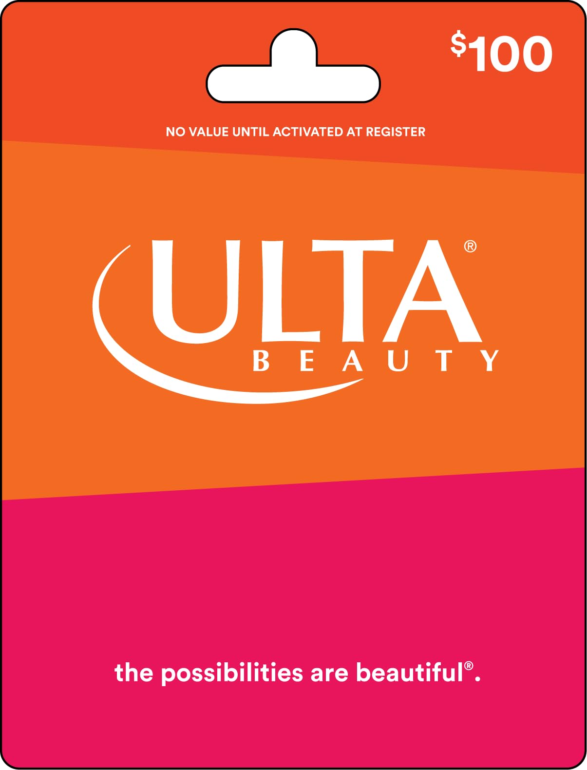 Ulta Beauty Physical Gift Card | Traditional - $100
