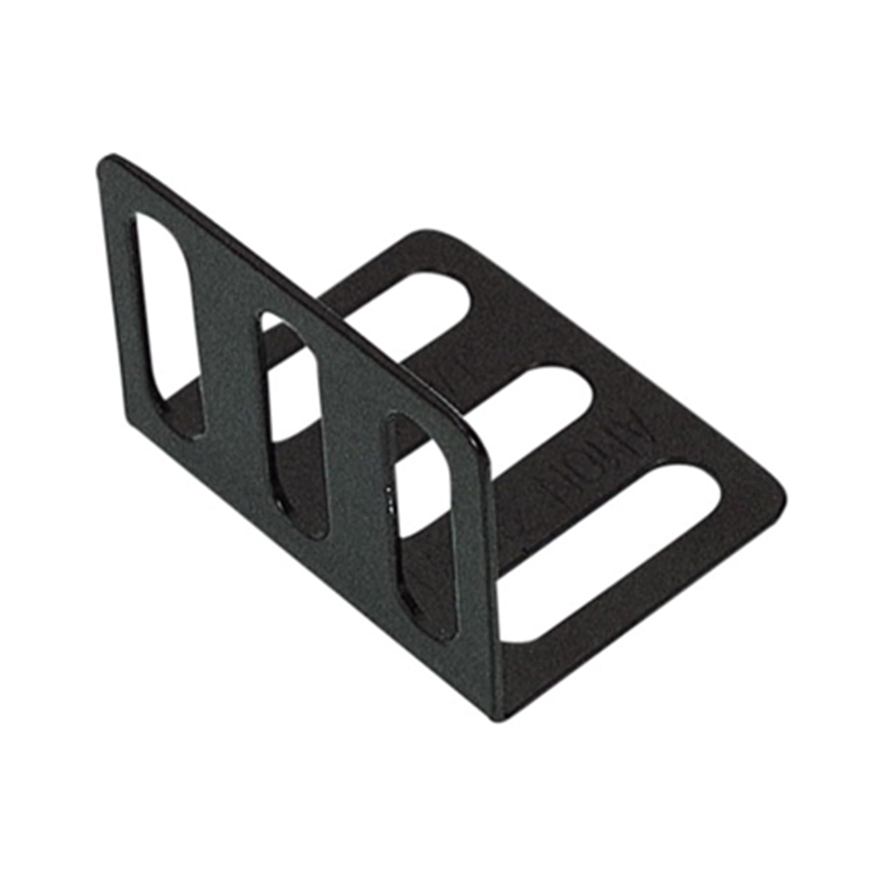 amon attachment fitting (L-shaped), black, hole dia. 7 mm, 45 × 35 × 35 mm S731