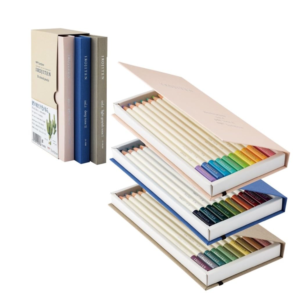Tombow Colored Pencils 30 Colors (Book Type) Color Dictionary Second Collection 