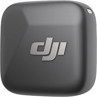 DJI Mic Mini Wireless Lavalier Microphone Transmitter (Infinity Black), Ultralight, for DJI Action 5 Pro/Osmo Pocket 3, Noise Cancelling (Renewed)