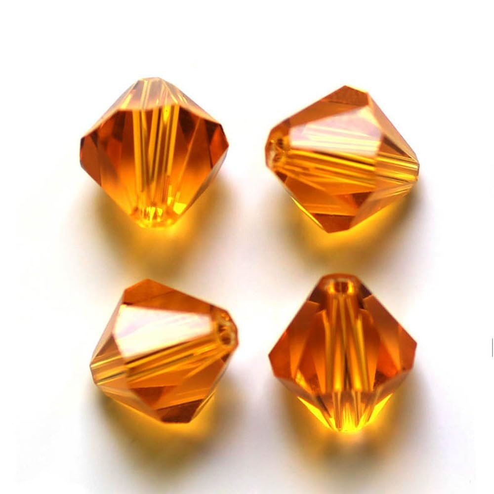 50pcs 10mm Faceted K9 Bicone Crystal Beads AAA Grade Austrian Crystal Beads Loos