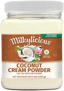 Milkylicious Coconut Milk Powder, 1 lb (455 g) | Plant-Based Coconut Creamer for Coffee, Tea, Milkshakes, Smoothies, Baking, Curries & Soups | Vegan, Dairy-Free & Gluten-Free