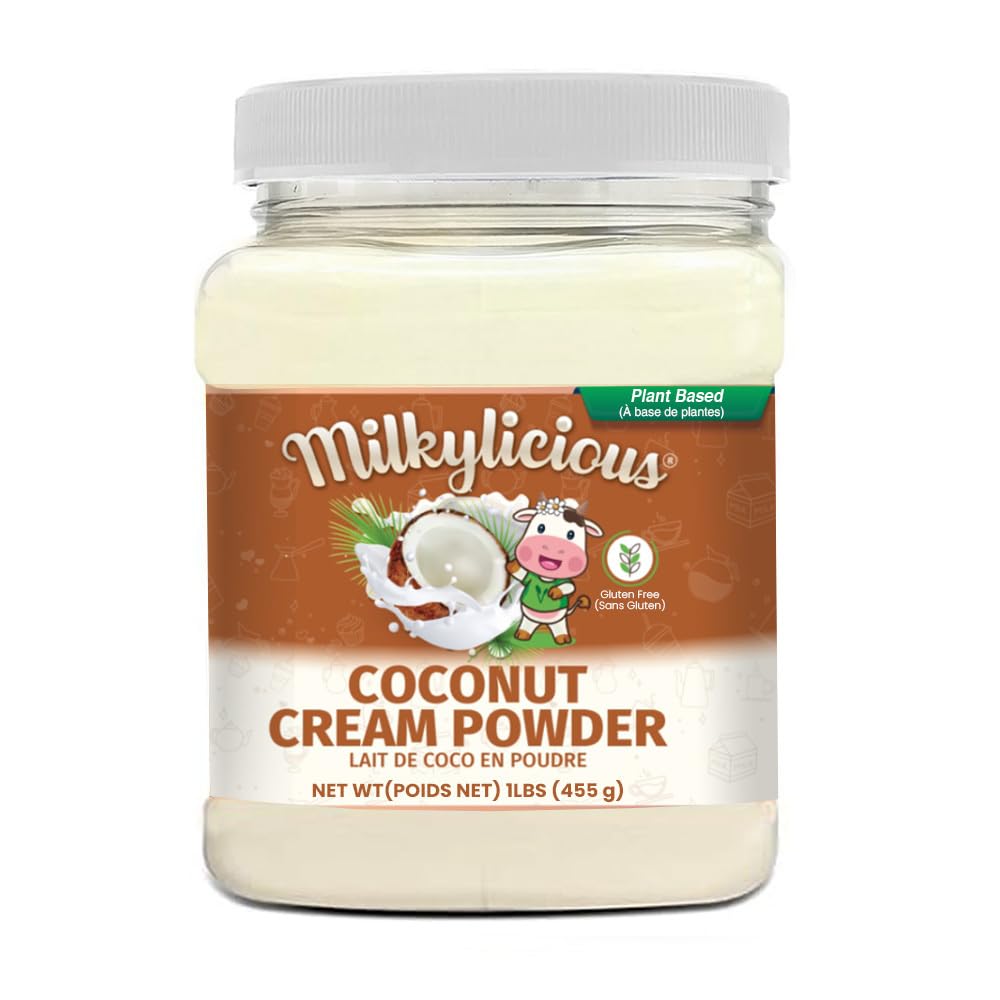 Milkylicious Coconut Milk Powder, 1 lb (455 g) | Plant-Based Coconut Creamer for