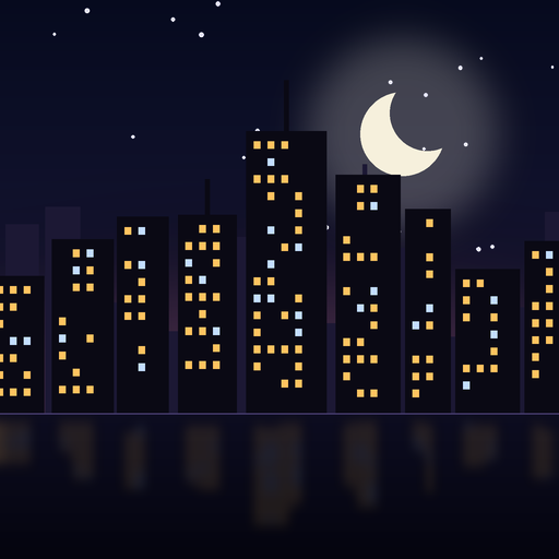 Cities at Night: World Screensaver