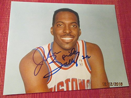 JOHN SALLEY Signed"Bad Boys" Detroit Pistons 8x10 Photo -Guaranteed Authentic