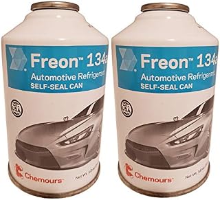 Chemours Brand R134a for MVAC use in a 12-Ounce Self-Sealing Container (2)