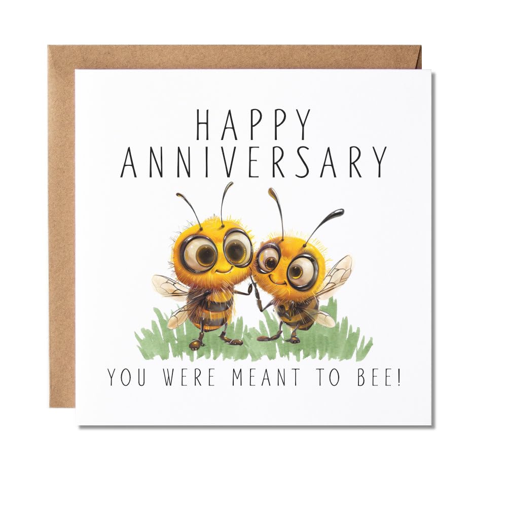 Maise & Rose Anniversary Card For a Special Couple You Were Ment To Be 175 | Wed