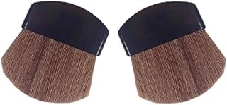 2Pcs Mini Powder Blush Brush, Small Makeup Brush Facial Makeup Brush, Blush Brushes, Powder and Blush Brush Portable Soft Hair Beauty Tool