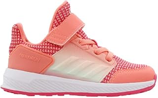 adidas Originals Baby Rapidarun Running Shoe, Chalk Coral/White/Real Pink, 4K M US Toddler