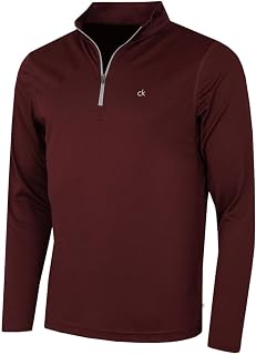Calvin Klein 2026 Golf Men's CK Harlem Technical 1/4 Zip Sweater