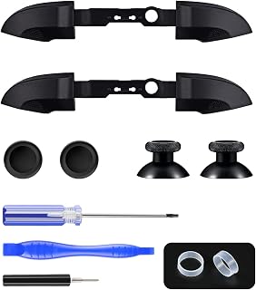 Bumper Replacement for Xbox Controller,Controller Repair Kit for Xbox | Durable LB RB Buttons for xbox controller repair kit,Parts for Xbox Contr0ller Shoulder Trigger Replacement,(Black-13-in one)