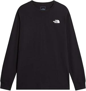 The North Face Men’s Core Box Long Sleeve NSE Tee | T-Shirt with Ribbed Collar & Cuffs for Durability