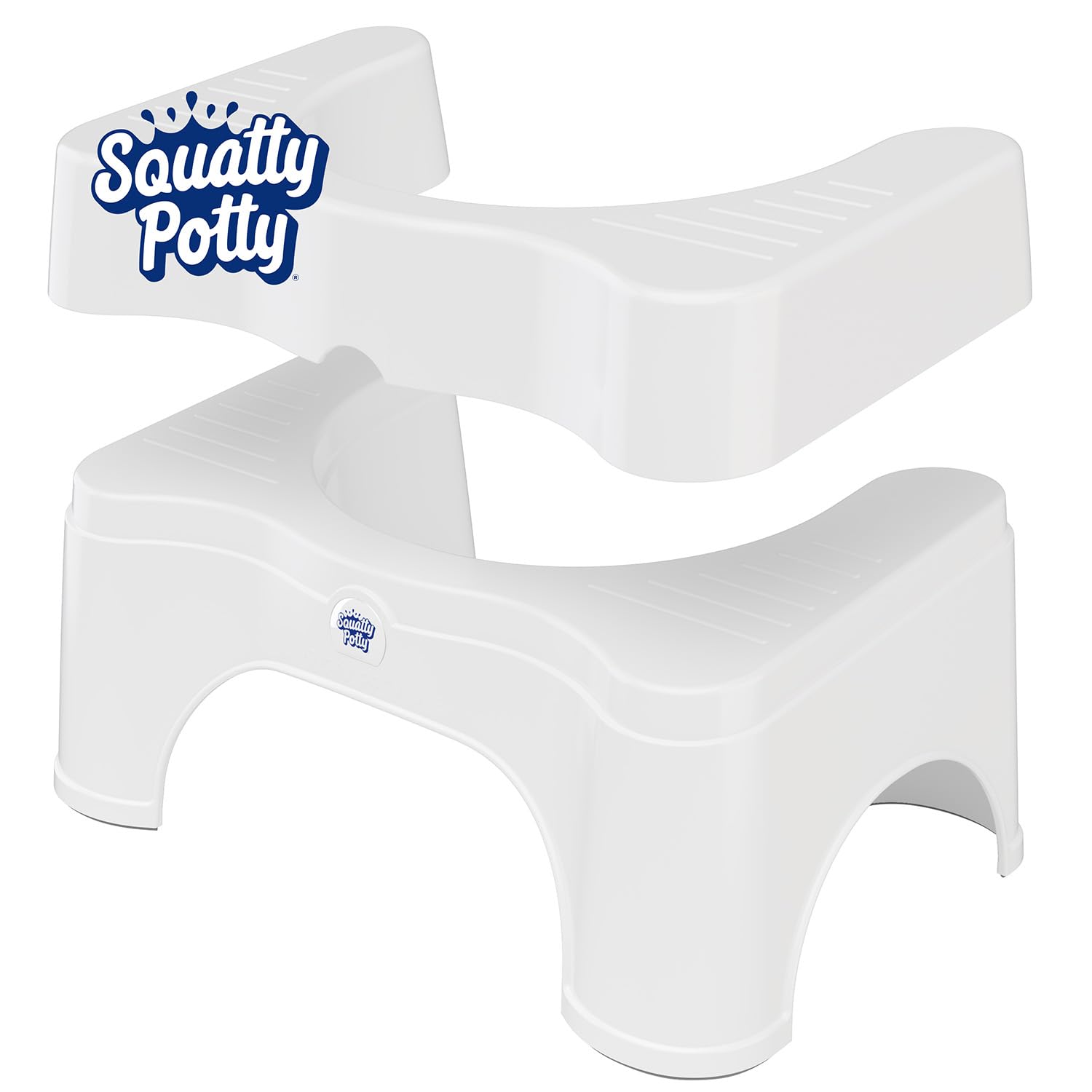 Squatty Potty Adjustable 2.0 Bathroom Toilet Stool 7 inch & 9 inch. - White | Co