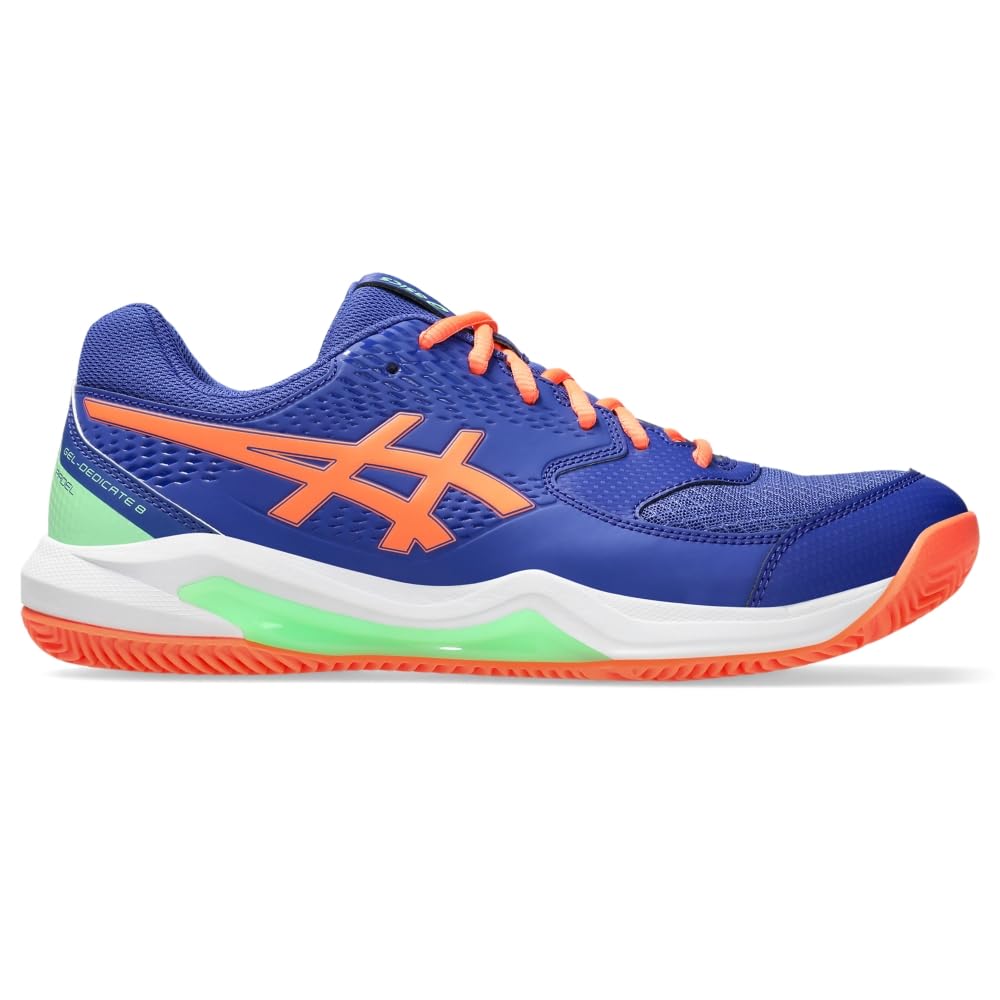 ASICS Dedicate 8 Clay Man Tennis Shoes Blue White