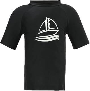 LACOFIA Swimming T-Shirt Short Sleeve for Children Swimwear for Boys Sun Protection Quick Dry