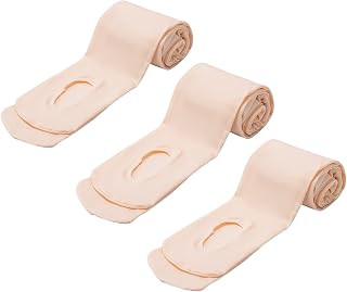 Manzi 3 Pairs Women's Basic Convertible Transitional Ballet Panty