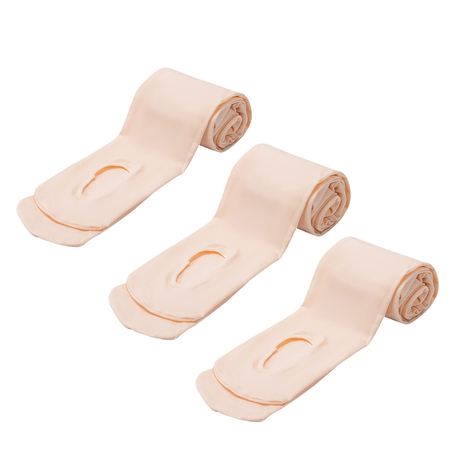 Manzi 3 Pairs Women's Basic Convertible Transitional Ballet Panty