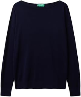 United Colors of Benetton Maglia Sc Barca M/L 103vd10av Maglione Donna (Pacco da 1)