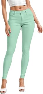 Hybrid & Company Womens Hyper Ultra Stretch Comfy Skinny Leg Work Casual Pants